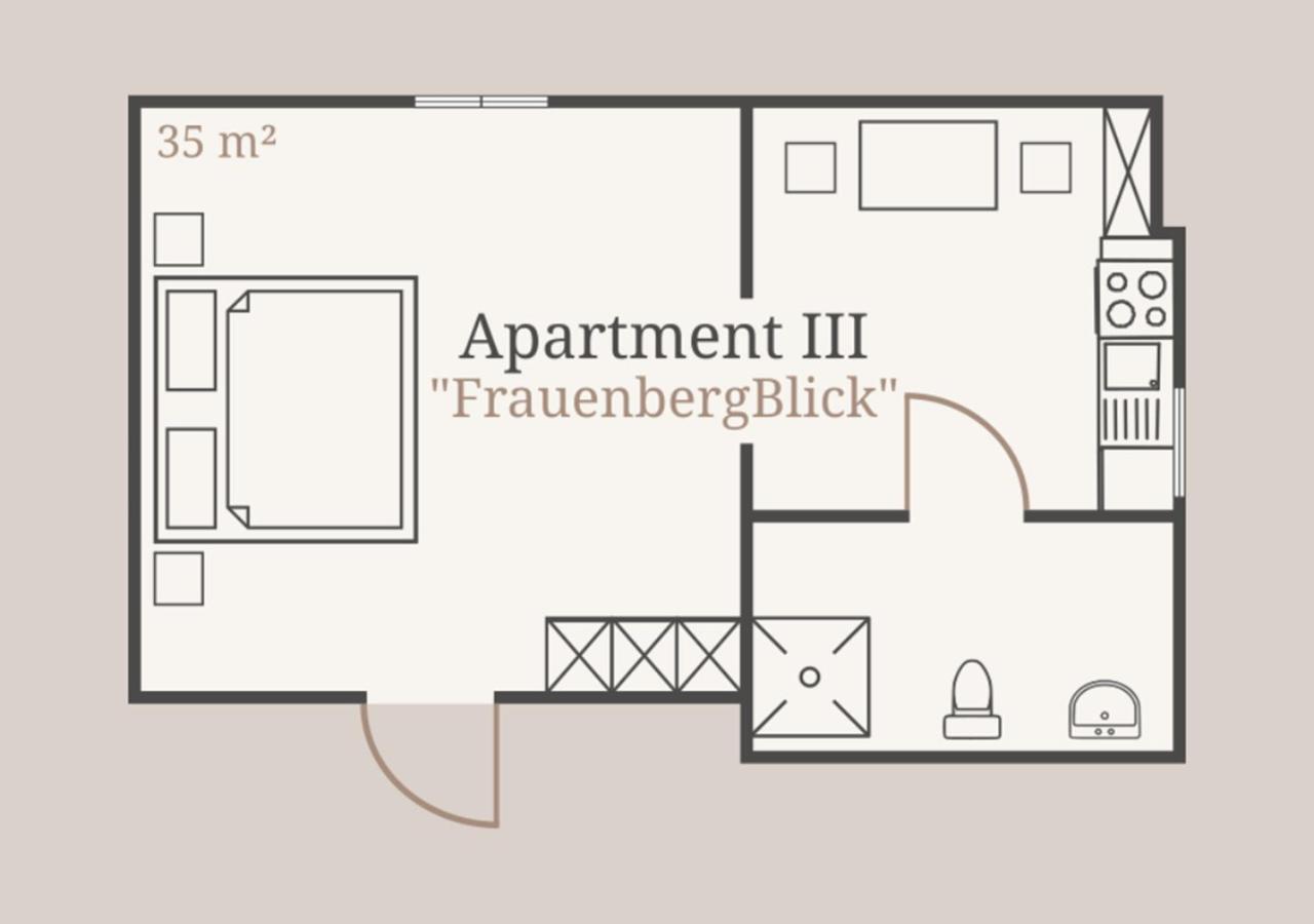 Dom Apartment III - Modern & Zentral Mit Kostenfreiem Parkplatz Fulda Buitenkant foto